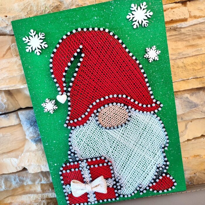 Christmas Santa String Art - Image 6