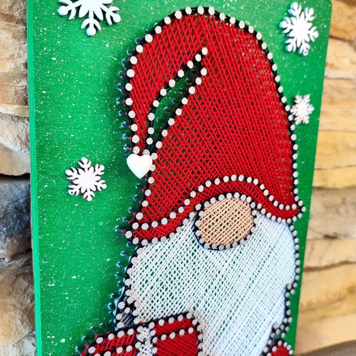 Christmas Santa String Art - Image 8