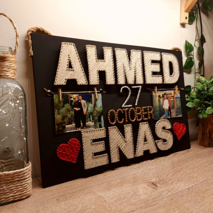 Birthday Gift String Art with Customised Name - Image 2