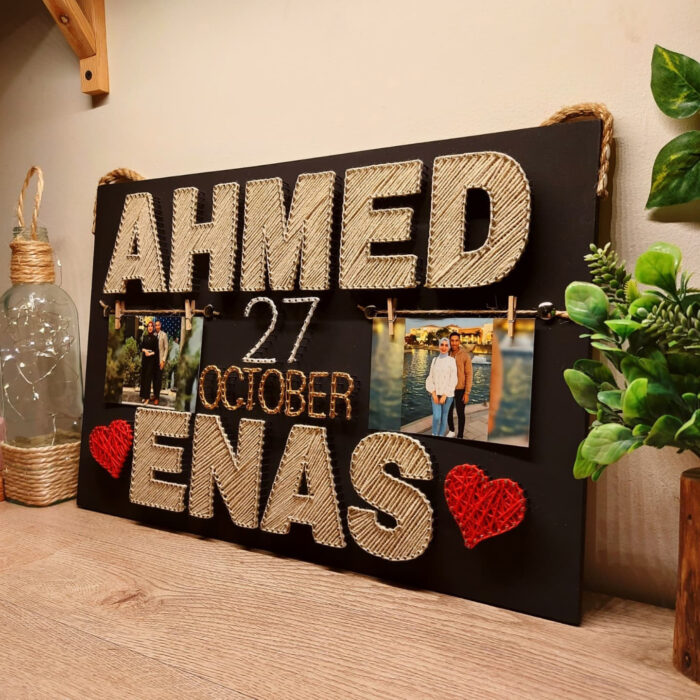 Birthday Gift String Art with Customised Name - Image 3