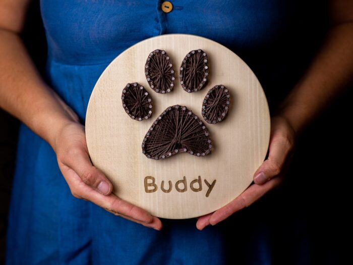 Dog Paw String Art Gifts for Buddy - Image 4