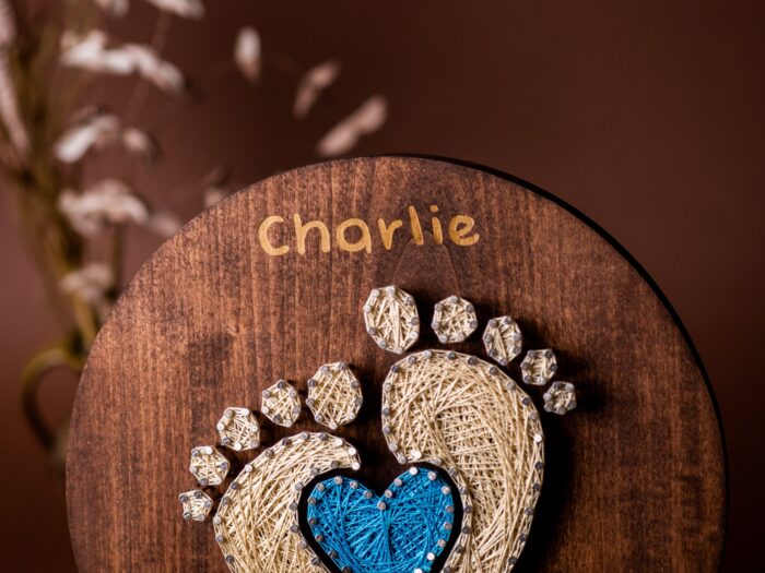 Heartfelt String Art Gift for New-borns and Families - Image 6