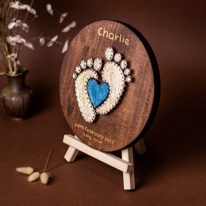 Heartfelt String Art Gift for New-borns and Families - Image 7