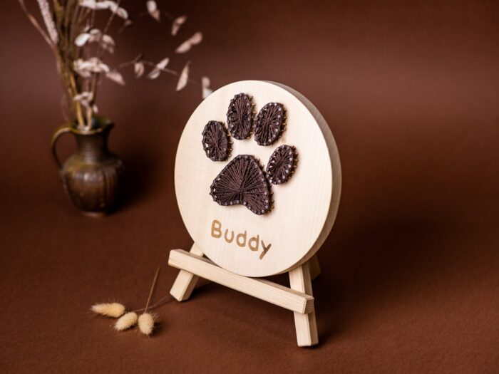 Dog Paw String Art Gifts for Buddy - Image 5