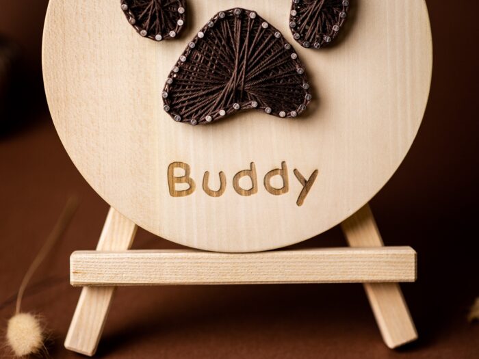 Dog Paw String Art Gifts for Buddy - Image 3