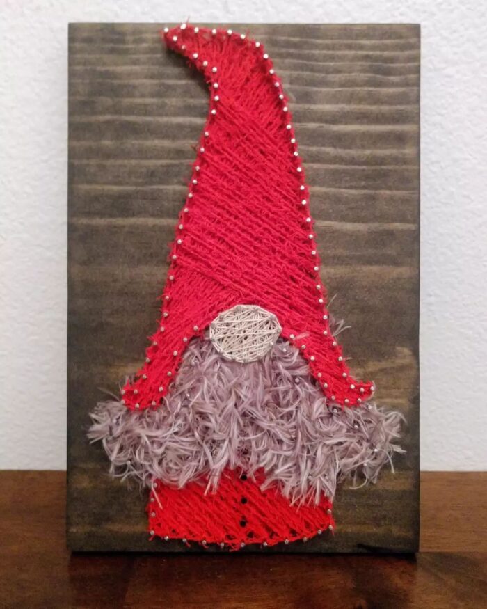 Christmas Santa String Art - Image 4