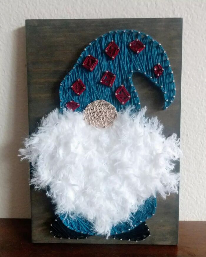 Christmas Santa String Art - Image 5