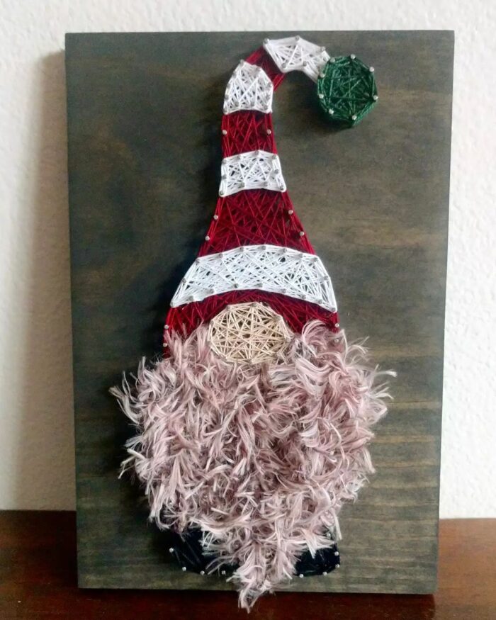 Christmas Santa String Art