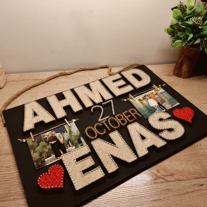 Birthday Gift String Art with Customised Name - Image 4