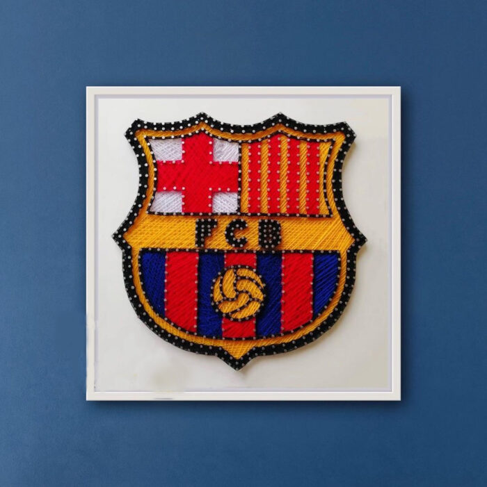 FC Barcelona Logo Wall Decor String Art