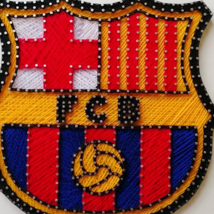 FC Barcelona Logo Wall Decor String Art - Image 2